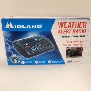 Midland WR400 NOAA Emergency Weather Alert Radio w/ AM FM Radio NEW in Box